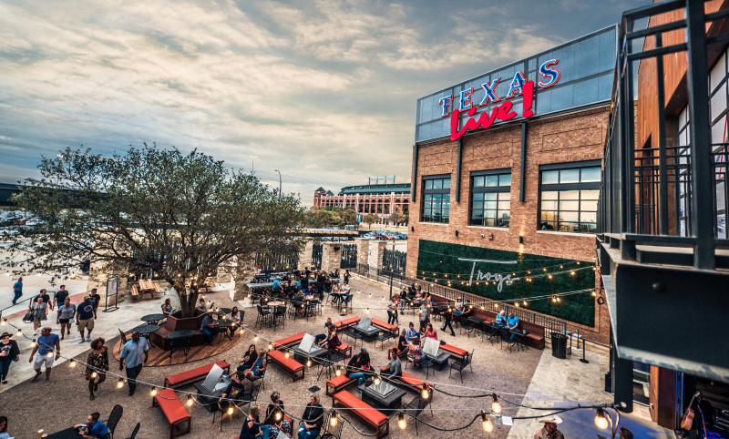 Texas Live and Troys patio